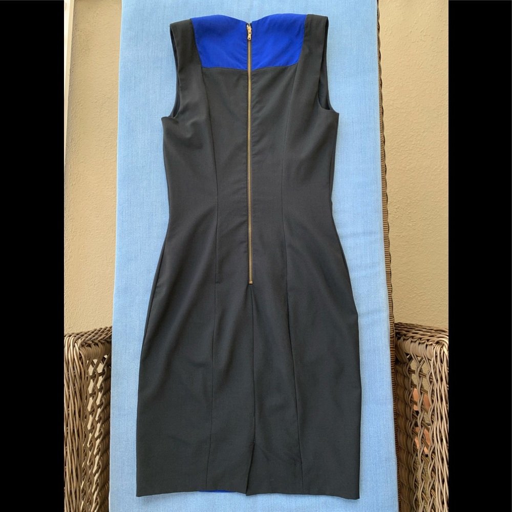 Rachel Roy Blue/Black Colorblock Dress - Picture 4 of 12